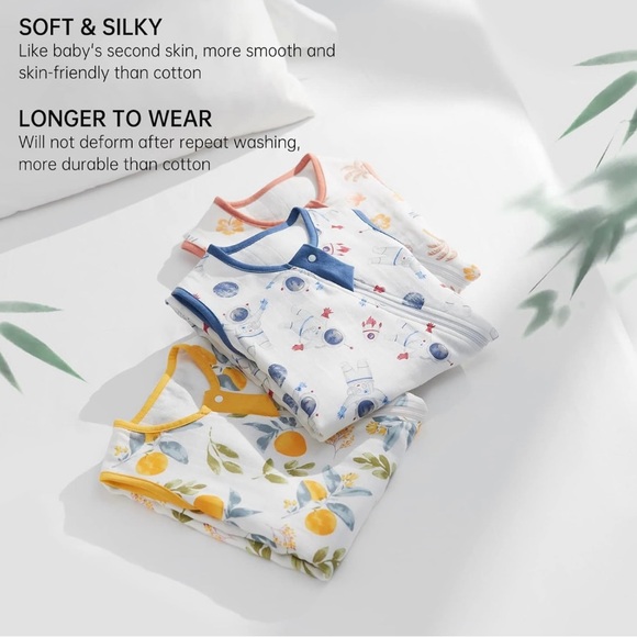 DuoMiaoMiao Muslin Baby Sleep Sack size 0-6 months - Picture 11 of 13
